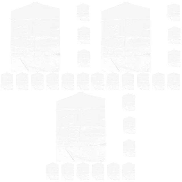 30 uds armario portátil bolsos transparentes
