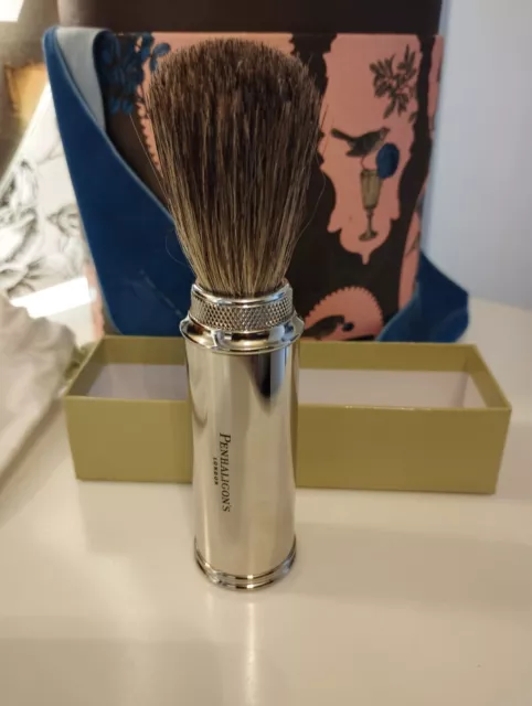 Penhaligon's Super Badger Turnback Travel Shaving Brush - NEW