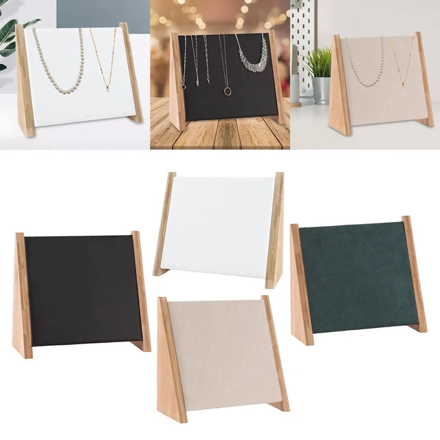 Porte-bijoux en bois à 10 crochets pour présentoir de collier, organisateur de