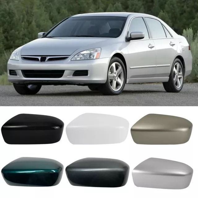 Car Left Right Side Rearview Mirror Cover Case Cap For Honda Accord 2003-2007