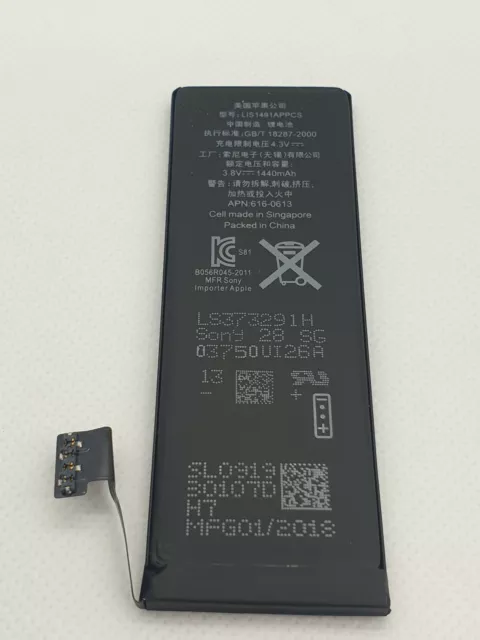 Batterie interne originale neuve pour iPhone 5 2