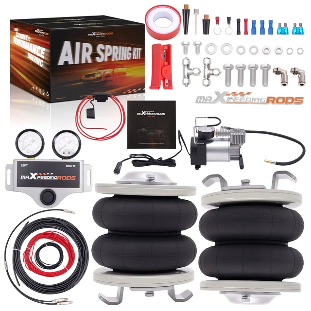 Kit Sospensioni Pneumatiche Posteriori MaXpeedingrods Per Fiat Ducato 1994-2024 - 4000 Kg, Con Compressore - Foto 2