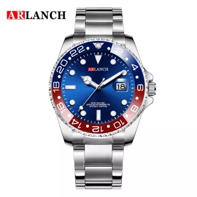 Hot Sell Men Quartz Steel Watch Luminous Date Analog Casual Sport Watch Business