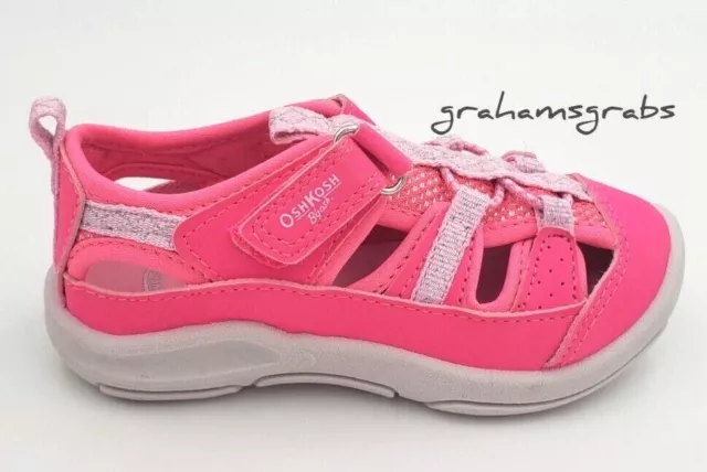 OshKosh B'Gosh TODDLER GIRLS EVERPLAY SANDALS SHOES PINK 5, 6, 7, 8, 9, 10, 12