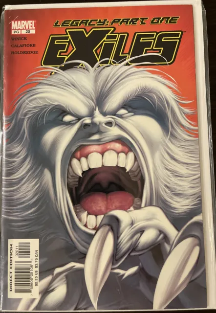 Exiles # 20 Vol 1 Marvel Comics Legacy Part One (2003) Winick Calafiore