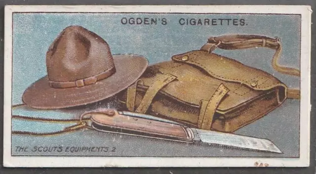 Ogden's, Boy Scouts, 1911, 1st Series, Green Backs, No 06, The Scout's Equipment