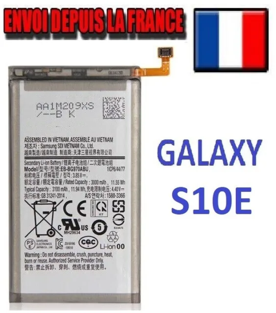 Batterie Pour Samsung Galaxy S10E SM-G970F EB-BG970ABU/ABE Battery Akku neuve