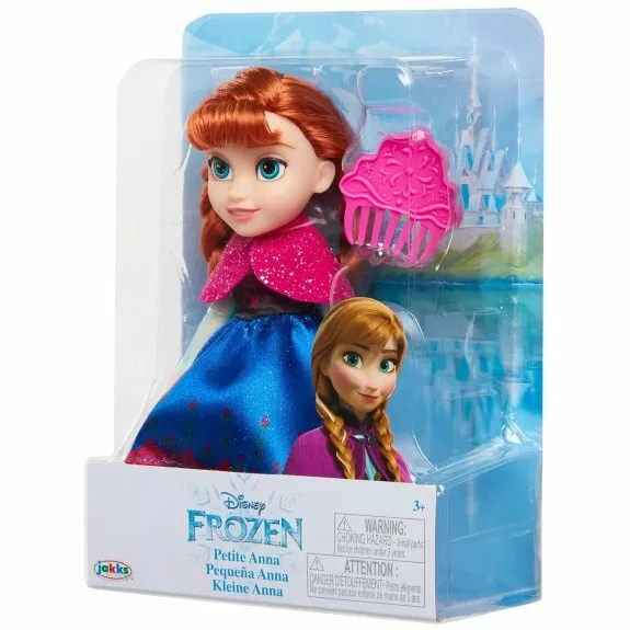 Disney Frozen Petite Anna Doll With Outfit , Pair Of Shoes & Comb Gift For Kid's