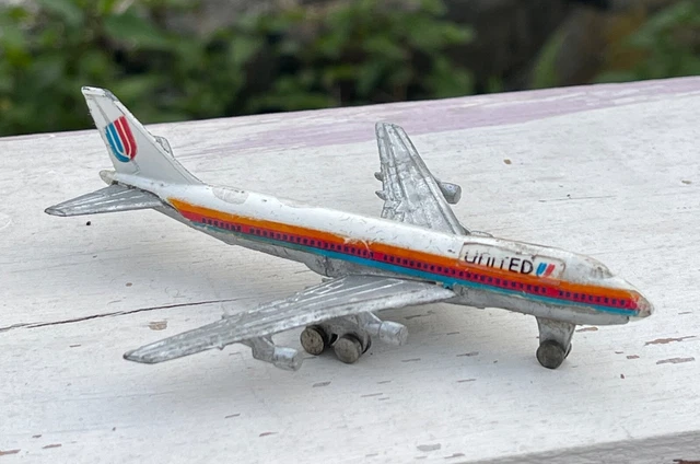 Vintage Super Dyna-flites Diecast Model Airplane in Package #7