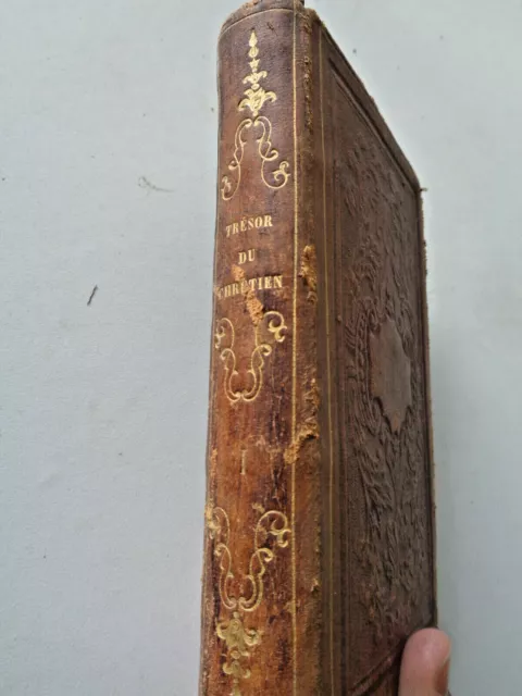 LE TRESOR DU CHRETIEN (Tome 1) Champion de Pontalier 1827 Livre ancien RELIGIOSA