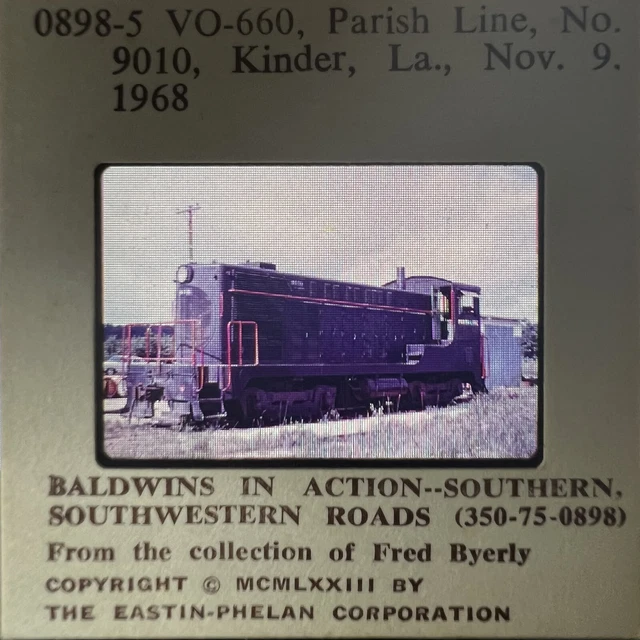 0898-5 VO-660, Parish Line, No. 9010, Kinder, La, Nov. 9. 1968