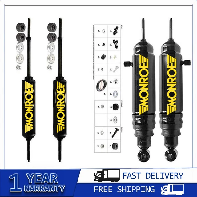 For 1949~1952 Chevrolet Fleetline 3x Front Rear Monroe Shock Absorber
