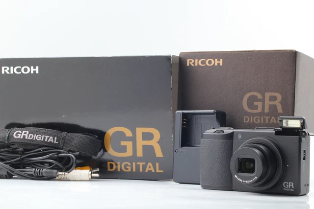 [MINT in Box] Ricoh GR Digital III 10.0MP Compact Camera Black From JAPAN