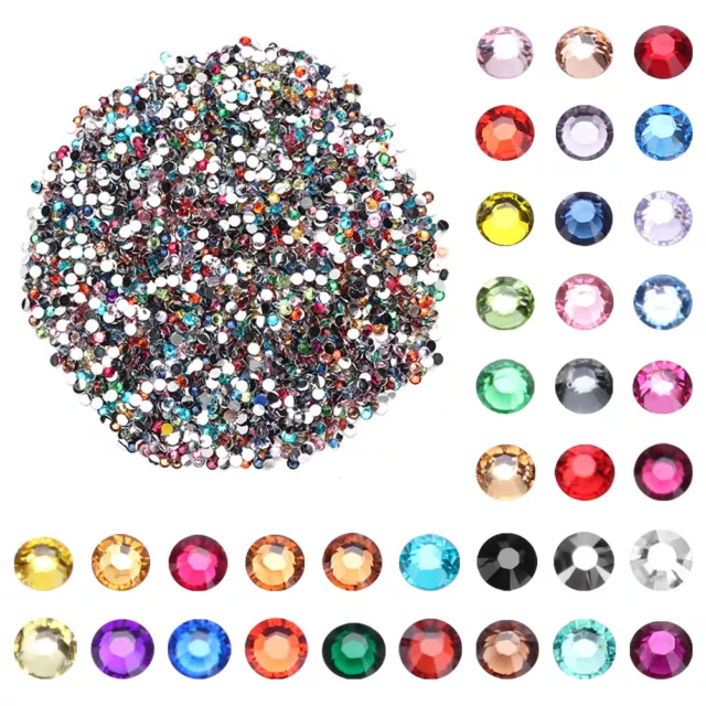 fr 30g 4mm Acrylic Gemstone Flat Back Crystal Rhinestone for DIY Nail Arts Garme