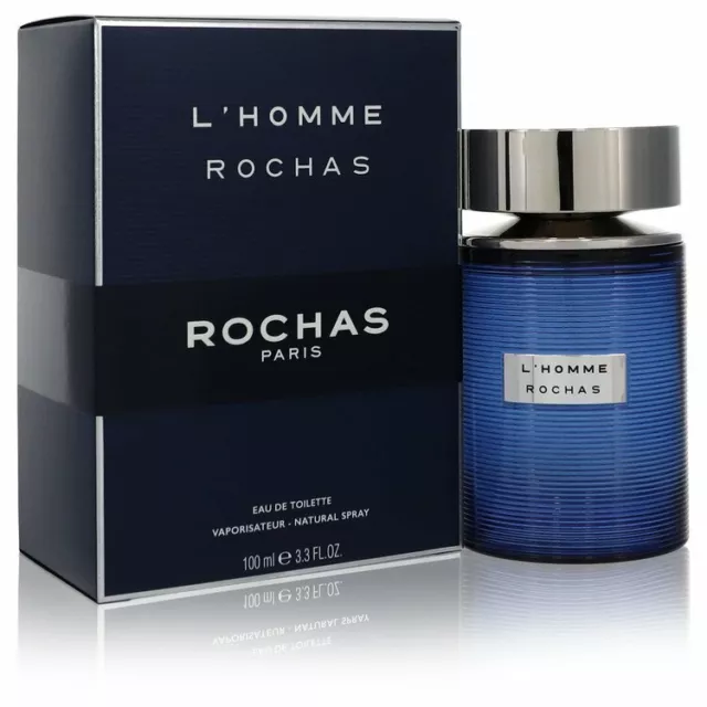 L'Homme Rochas by Rochas for Men 3.3 oz 100 ml Eau de Toilette Spray NEW IN BOX