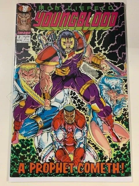 YOUNGBLOOD #2 1st appearance of PROPHET Image Comics MOVIE JAKE GYLLENHAAL PINK