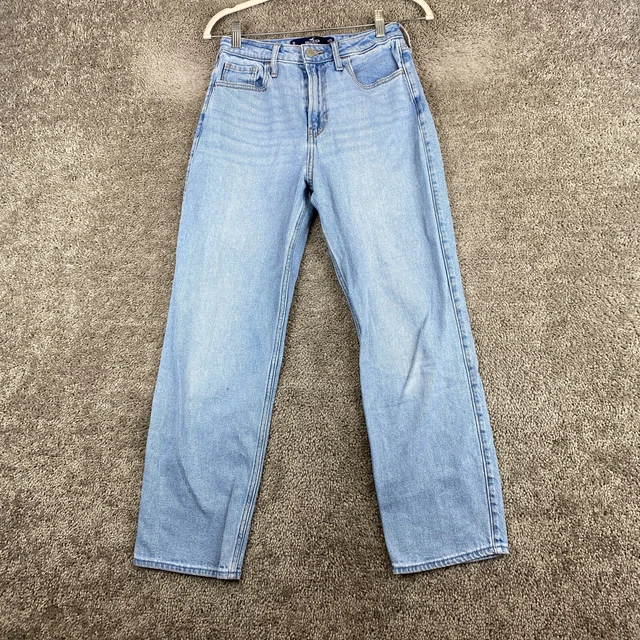 HOLLISTER VINTAGE STRETCH Ultra High Rise Straight Jeans Juniors