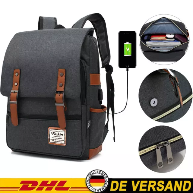 Rucksack Damen Herren Sport Schulrucksack Freizeit Reise Wandern Arbeit Backpack