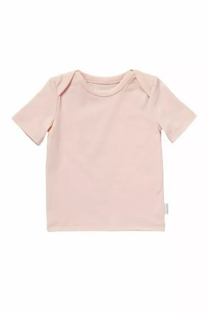 Baby Bonds Light Pink Short Sleeve Tee Cotton Blend Girls Toddler T-Shirt Top