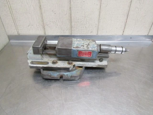 Dapra Hyrda-Vise Model 1 Pressure 4 Ton Machinist Vise 5" Jaws Swivel Base