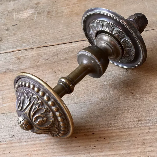 Brass Door Pull Handle Antique French 19th Century