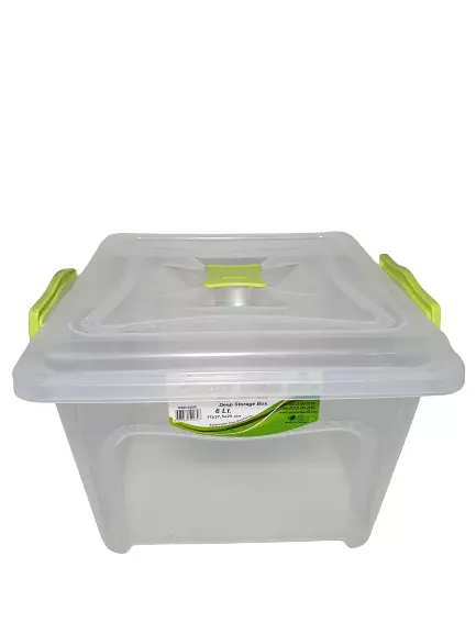 Aufbewahrungsbox Lagerbox Box mit Deckel Tragegriff Stapelbox,  LEBENSMITTELECHT