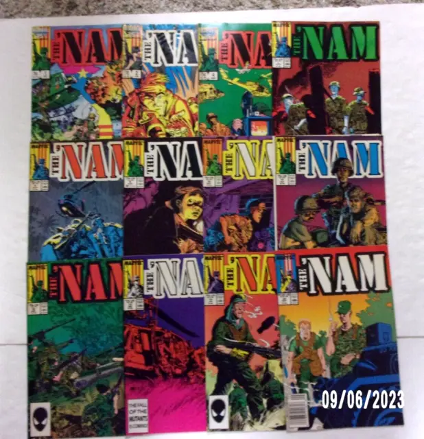 The Nam 1986 Starter Set 62 Vf/Nm Books #34 To 84 Last Issue  Complete