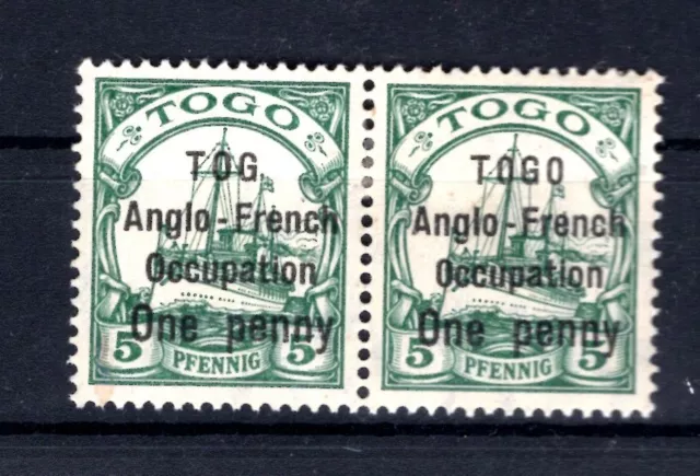 Togo British 15II Pff Variety Without Zweites O MH BPP (T3322