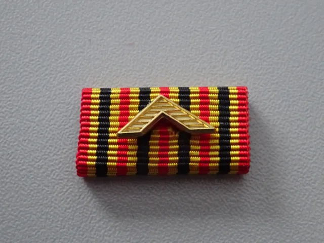 A24) Militär Verdienstkreuz 1 Klasse Belgien Bandspange Ordensspange