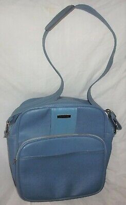 Estate Vintage Samsonite MONTBELLO II Blue Overnight Shoulder Luggage Bag with &