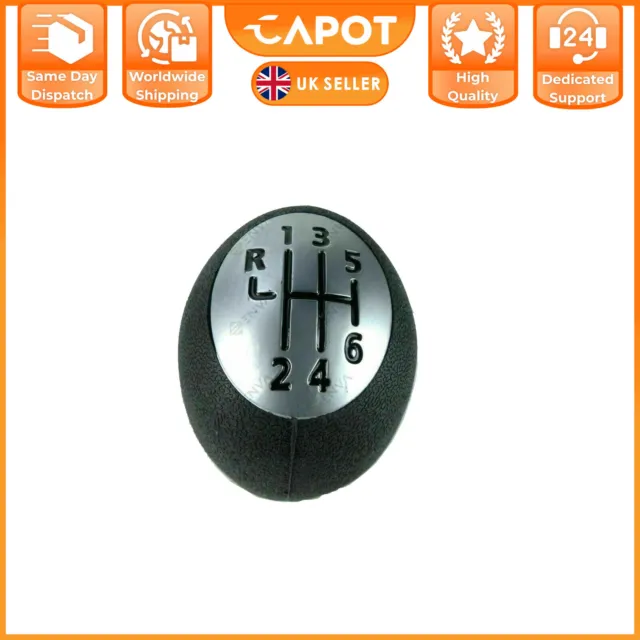 VAUXHALL/OPEL VIVARO 2002-2014 6 Speed Gear Shift Stick Knob - 328650005R