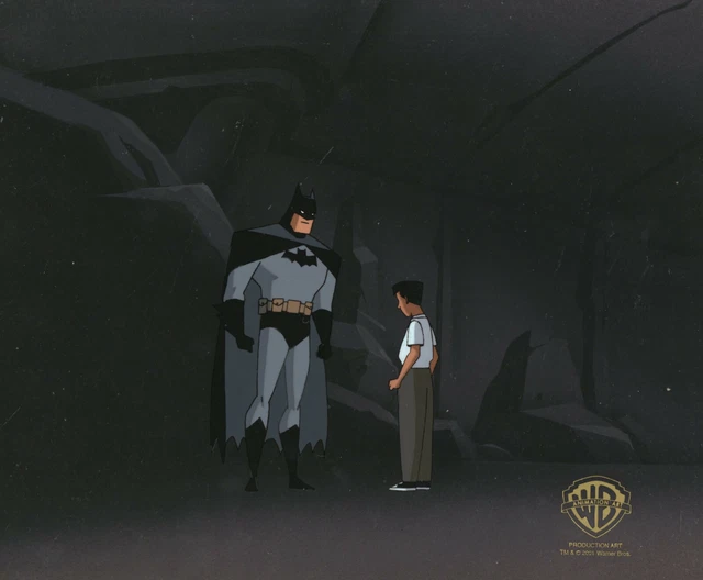 NEW BATMAN ADVENTURES ORIGINAL Production Cel Drawing Bane Over The 