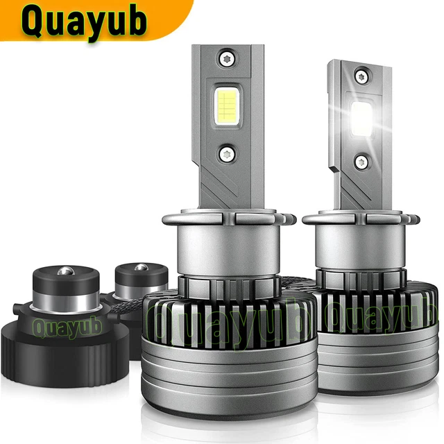 2X D2S D2R LED Headlight Bulb Replace LED Xenon Super White 6000K Conversion Kit