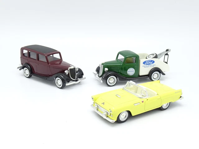Lot De 3 Miniatures Rio SB 1/43 - Lincoln, Delahaye, Mercedes - Sans Boîte, Bon état