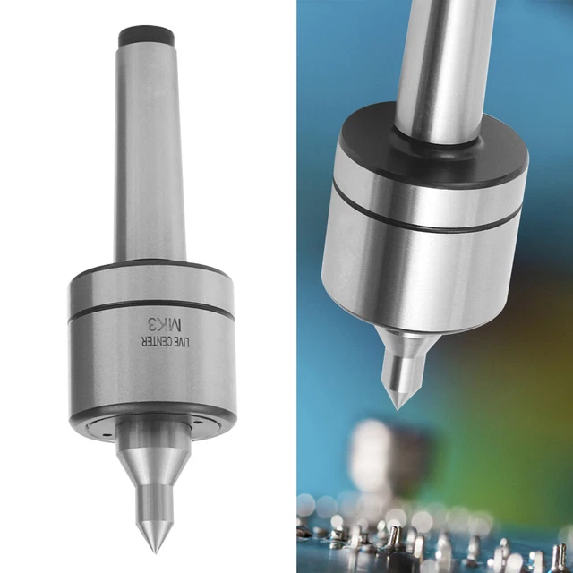 MK3 LIVE CENTER Morse Taper 3MT Triple Bearing Lathe Medium Duty CNC