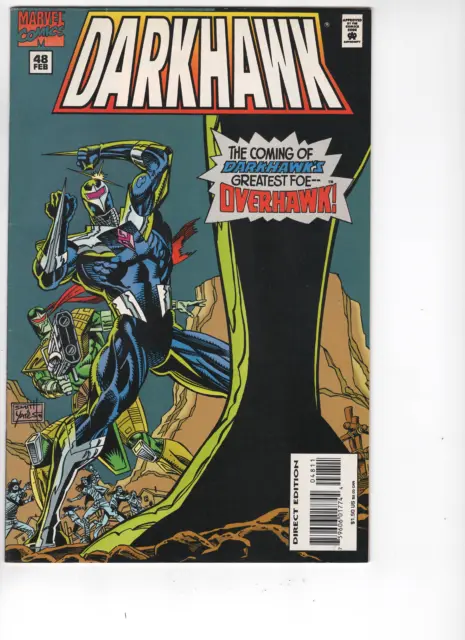 Darkhawk #48 Marvel Comics (1992) Todd Smith Fingeroth Spider-Man Overhawk!!