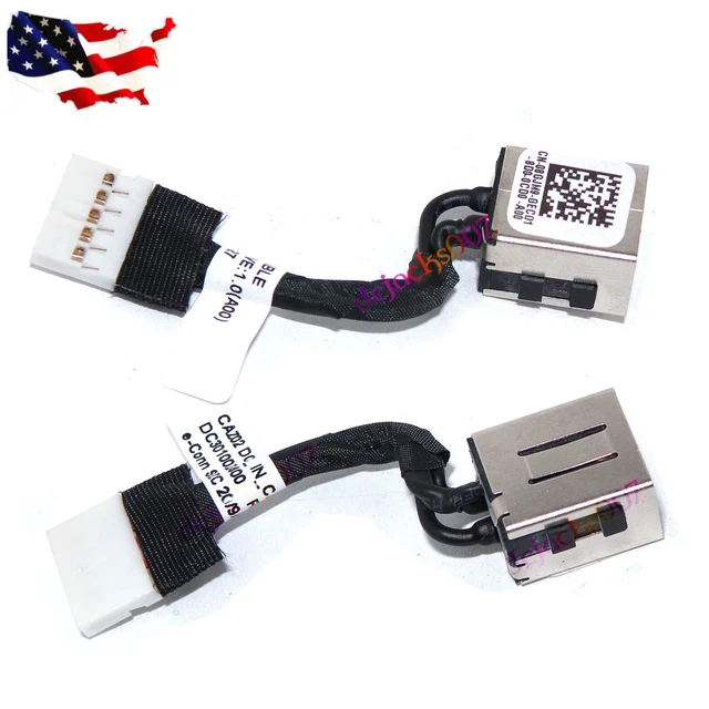 DC Power Jack Charging Port Cable Dell Latitude 7480 7490 7280 7290 7380 08GJM9