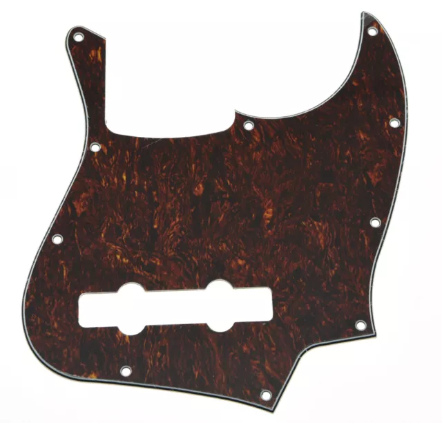 Red Tortoise 5 String Jazz J Bass Pickguard Scratch Plate for American Fender