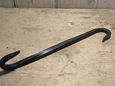 Antique Wrought Iron S Hook~Meat/Beam/Game/Hook~Butchers/Bacon Hook~