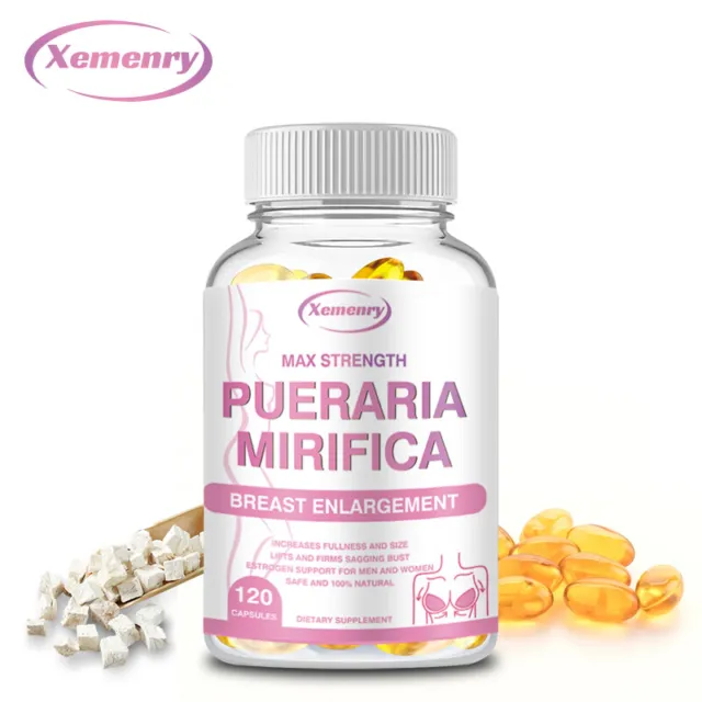 Pueraria Mirifica Capsules 5000mg - Breast Enlargement, Female Estrogen Balance