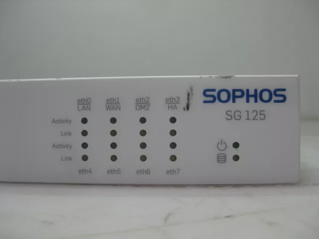 Sophos Sg125 Rev.2 | 8 Port Network Firewall Security Appliance | Sg 125 Rev 2