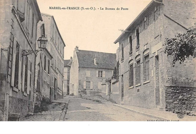 95 . n° 51724 . mareil en france . le bureau de poste