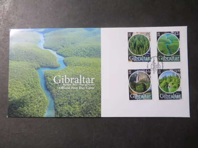 2011 Gibraltar First Day Cover Year of Forests