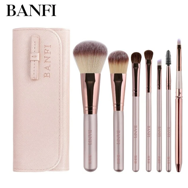 7 pz/set pennelli trucco Set cosmetici per viso donna bellezza ombretto