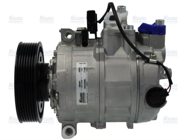 NISSENS Aircon Compressor 89091 for VW PHAETON (2002) 3.0 TDI etc 2