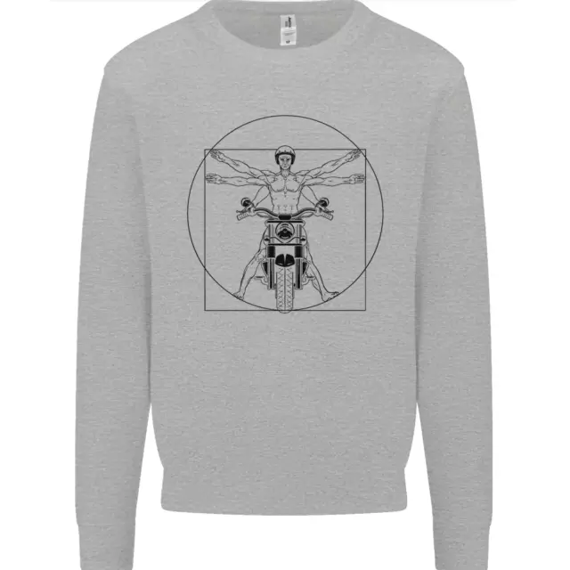 Felpa Maglione Maglione Moto Moto Biker Moto Moto Bitruvian
