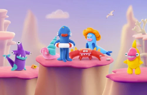 4 bollini conad peluche 2023 storie di mare hey clay (no buoni scuola)
