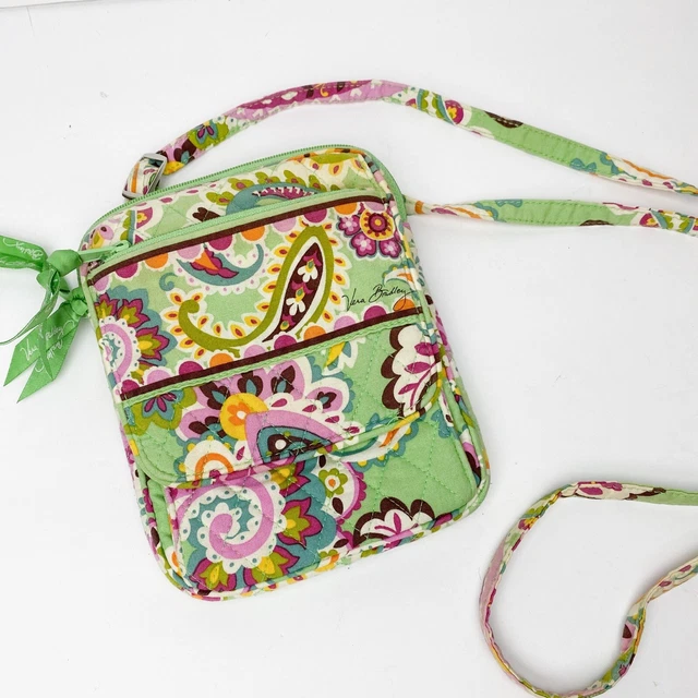 Vera Bradley Little Flap Hipster Crossbody Bag Purse Retired Tutti Frutti EUC
