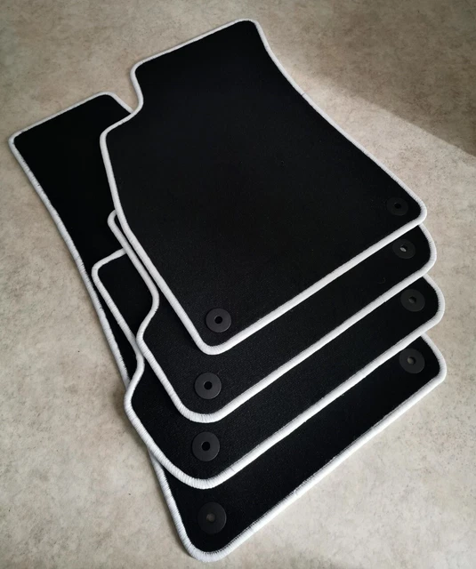 Tapis De Sol MTM Sur Mesure Pour Mini Mini (F56) - Velours Noir, 4 Pièces - Antidérapant Et Résistant