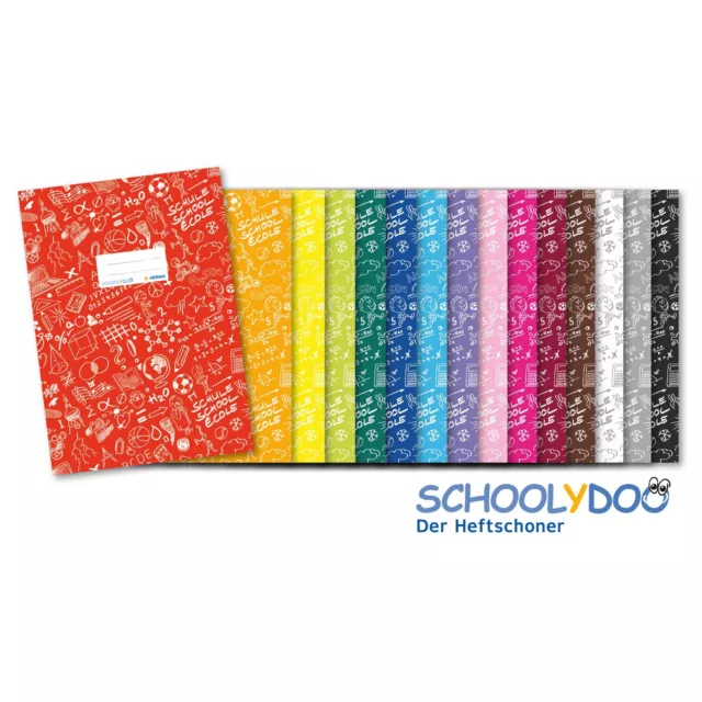 Herma Heftschoner Schoolydoo - Heftumschlag DIN A4 verschiedene Farben